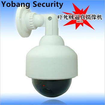 

Yobang Security Waterproof Outdoor Indoor Fake Security Camera Night Realistic Camera CCTV Surveillance Dummy Camera LED Light