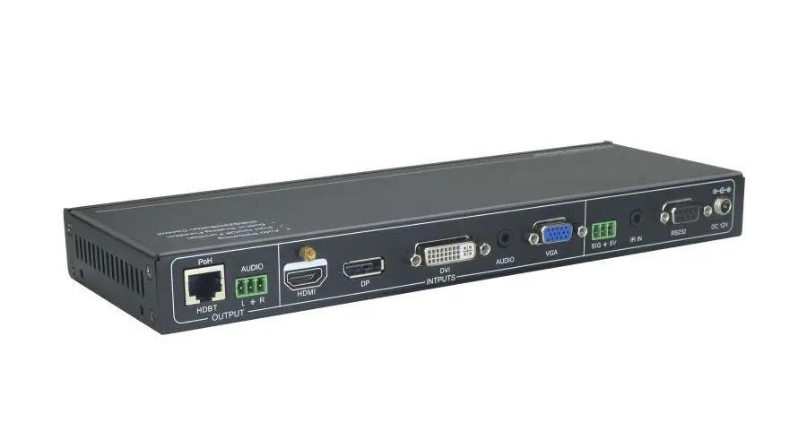 4x1 скалер коммутатор с 1 HDMI/DP/DVI/VGA входами и HDBT выход 4K функцией PoH|Операционные