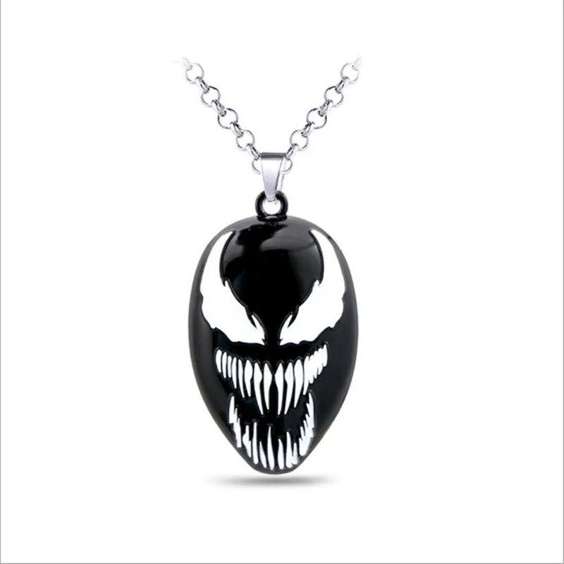

The Avengers Venom necklace men women pendant figure cosplay keyring fashion jewelry for women gift party
