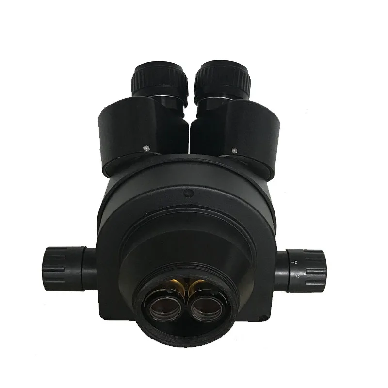 Черный цвет 3.5X-90X промышленный Тринокулярный Стерео микроскоп 0.5X 2.0X объектив стекло для сотового телефона ремонт электроники