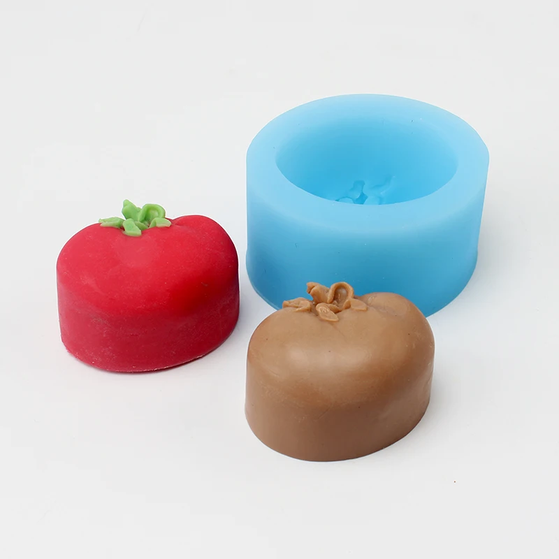 3D Silicone Soap Mold Tomato Shape for Natural Handmade Craft Resin Mould | Дом и сад