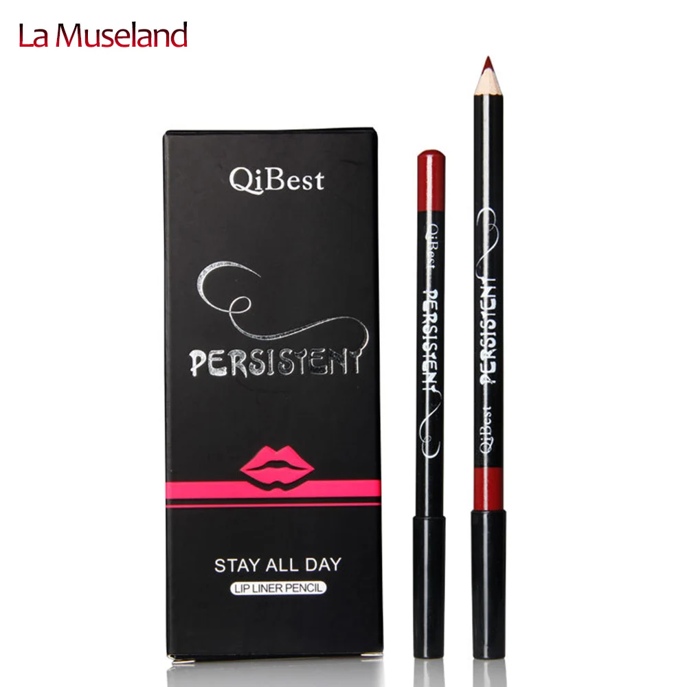 12Pcs/Set Modified Lip liner Pencil Waterproof Multi Vitamin 0.8gx12