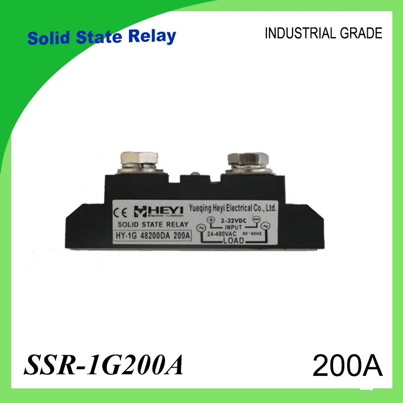 SSR 200A твердотельное реле Industrial 24 480VAC 3 32VDC(D3) 70 280VAC(A2) высокого напряжения