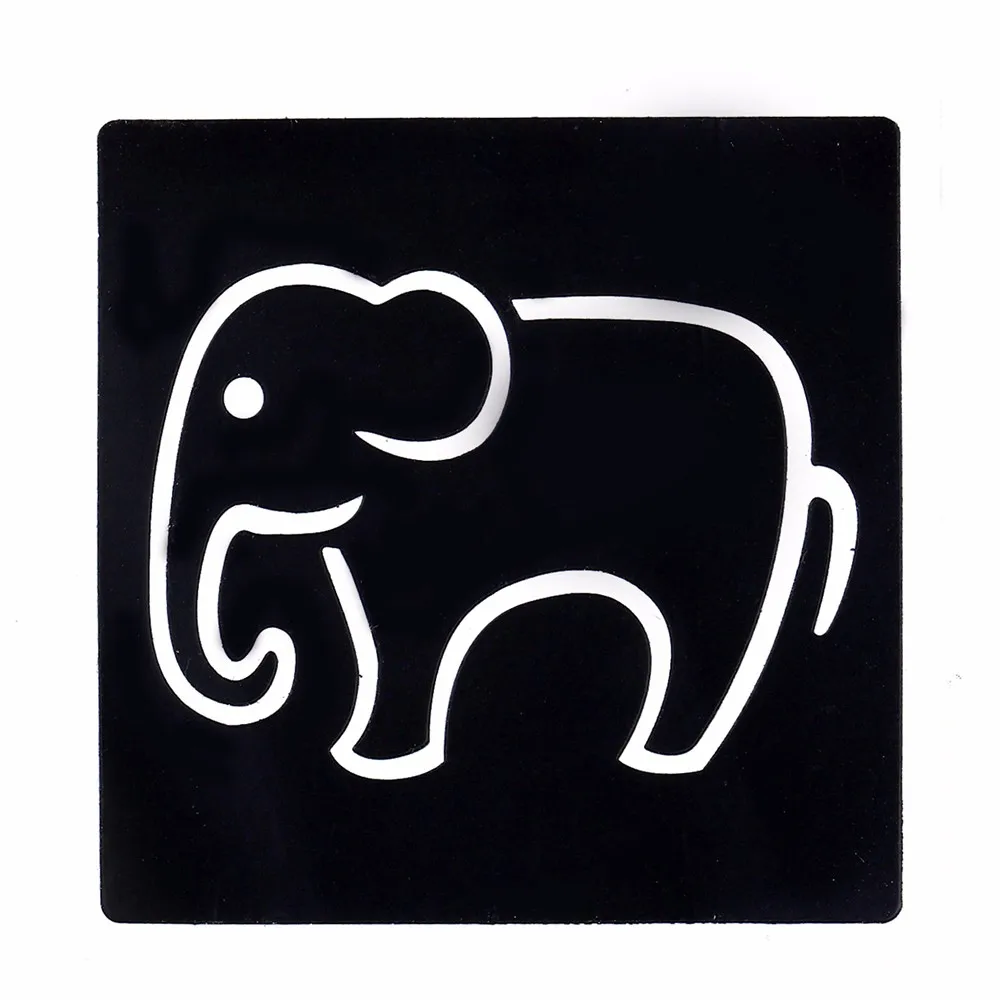1pc Lovely Cartoon Elephant Pattern Waterproof Tattoo Stencil Woman Ankle Body Art Small Henna Indian Tattoo Sticker Stencil G20