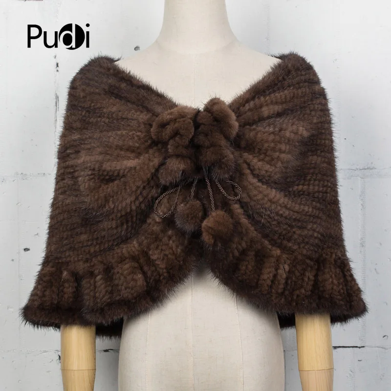 

Aorice CK714 mink fur pashmina