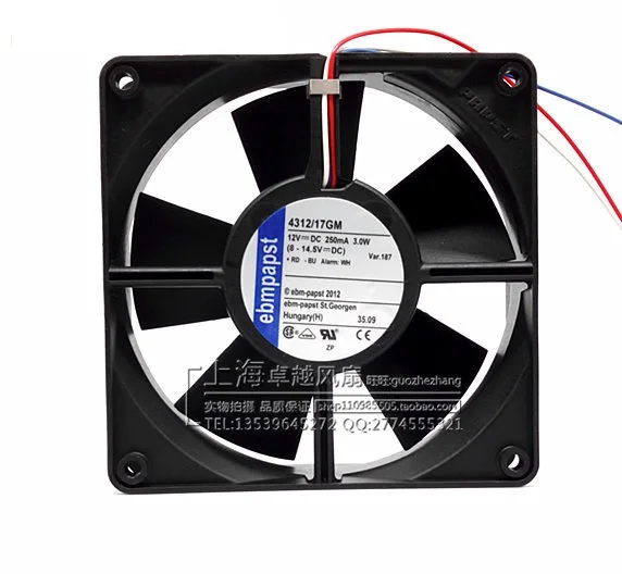 

New original 4312 / 17GM DC12V 3W 12032 12cm cooling fan