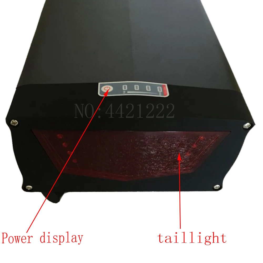 48 V 31AH задняя стойка батарея 48 V 30AH Электрический велосипед батарея 48 V 1000 W 2000 W электрический велосипед литиевая батарея использовать сотовый телефон LG+ задний фонарь