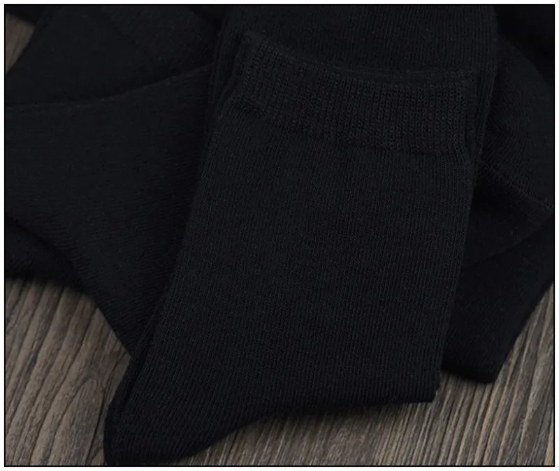 Casual Men Tube Socks Cotton Sweat-absorbent Breathable Socks Man Solid Color Business Socks Male 3Pairs/lot=6pieces