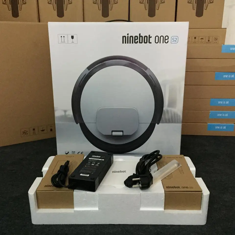 Оригинальный Ninebot one S2 умный Одноколесный самокат электрический монохромный
