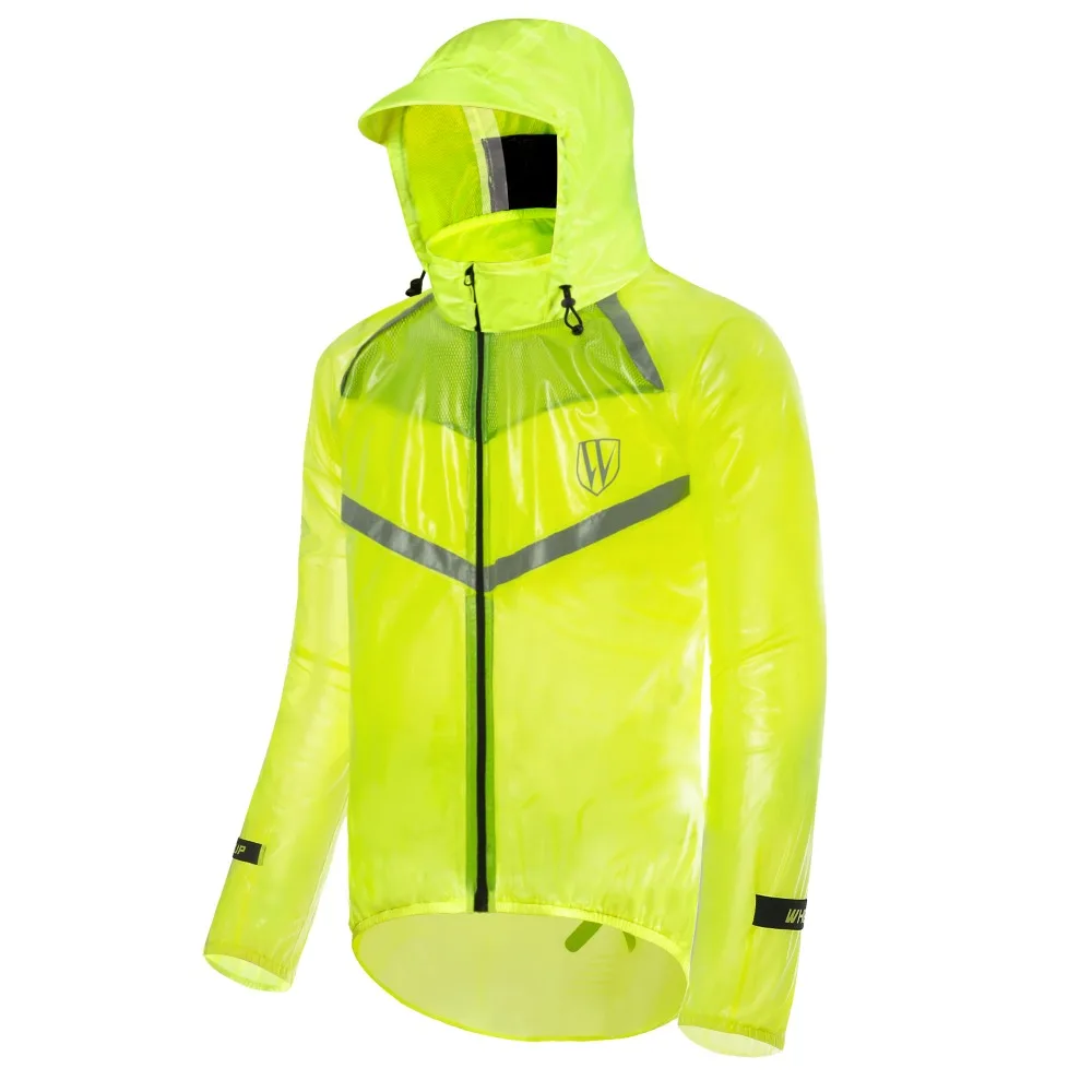 

WHEEL UP Practical Cycling Raincoat Bicycle Jersey Windcoat Bike Clothing Running Sleeve Jacket Rainproof Waterproof Clothes