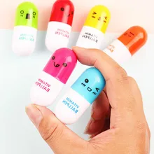 Горячие kawaii эллиптические таблетки шариковые студенческие ручки Шариковая ручка школьные офисные принадлежности Обучающие канцелярские принадлежности