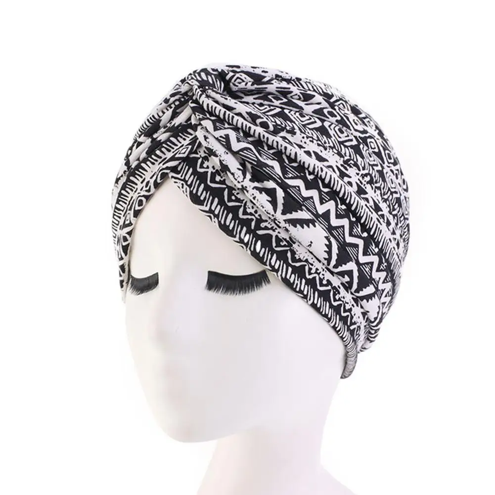 Модная женская летняя шифоновая гофрированная раковая химиотерапия шляпа бини шарф исламский тюрбан головной убор Бандана головной убор мусульманская шляпа