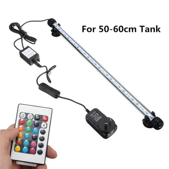 

RGB LED Aquarium Fish Tank Light Bar Submersible Plant Grow Lamp 48CM for 50-60 fish tank IP68 Waterproof Light AU/EU/US Plug