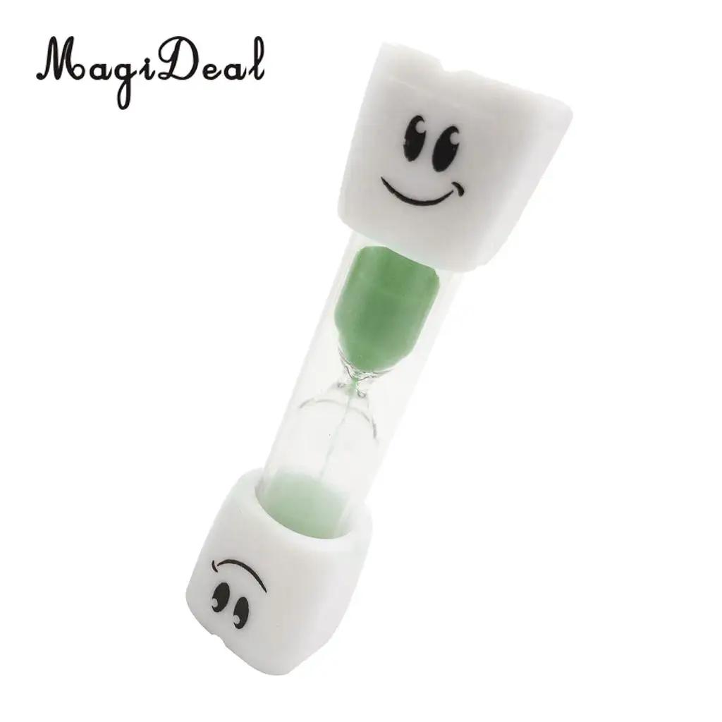 Crystal Glass Sandglass Hourglass Toothbrush Timer Counter 3 Minutes Countdown Xmas Gift Kids Toy