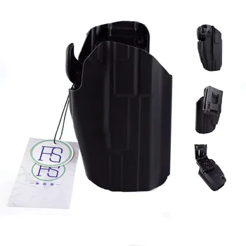 

FS Tactical Gun Holster Hunting Accessory Waist Belt Gun Holster for Glock 17 19 20 21 22 37 Universal Hunting Shooting Holster