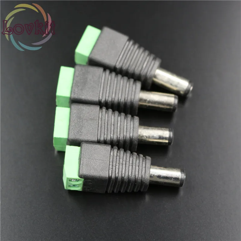 5 шт. штекеры для светодиодной ленты 5050 / 3528 SMD|cable for led strip|led jackled strip connector cable |