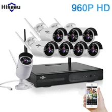 CCTV System 960P 8CH HD Wireless NVR KIT Outdoor IR Night Vision Home Security System Surveillance IP Camera Wifi Camera Kit 42