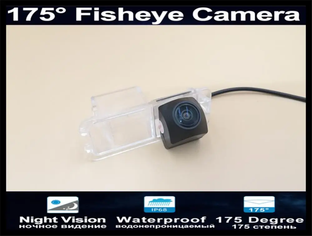 1080P Fisheye 175 Degree MCCD Car Rear view Camera BackUp Reverse Parking For Polo V (6R) Golf 6 VI / Passat | Автомобили и