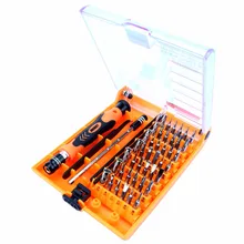 JAKEMY 45 in 1 Precision Screwdriver Set with Torx Bit Tweezers Extension Bar Repair Mobile Phone Repair Disassembly Tool Set