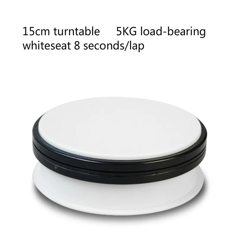 

Power Electric Display Turntable Pallet Rotating Display Board Jewelry Bag Shoes Display Stand Tray Electric Totating Base Dish