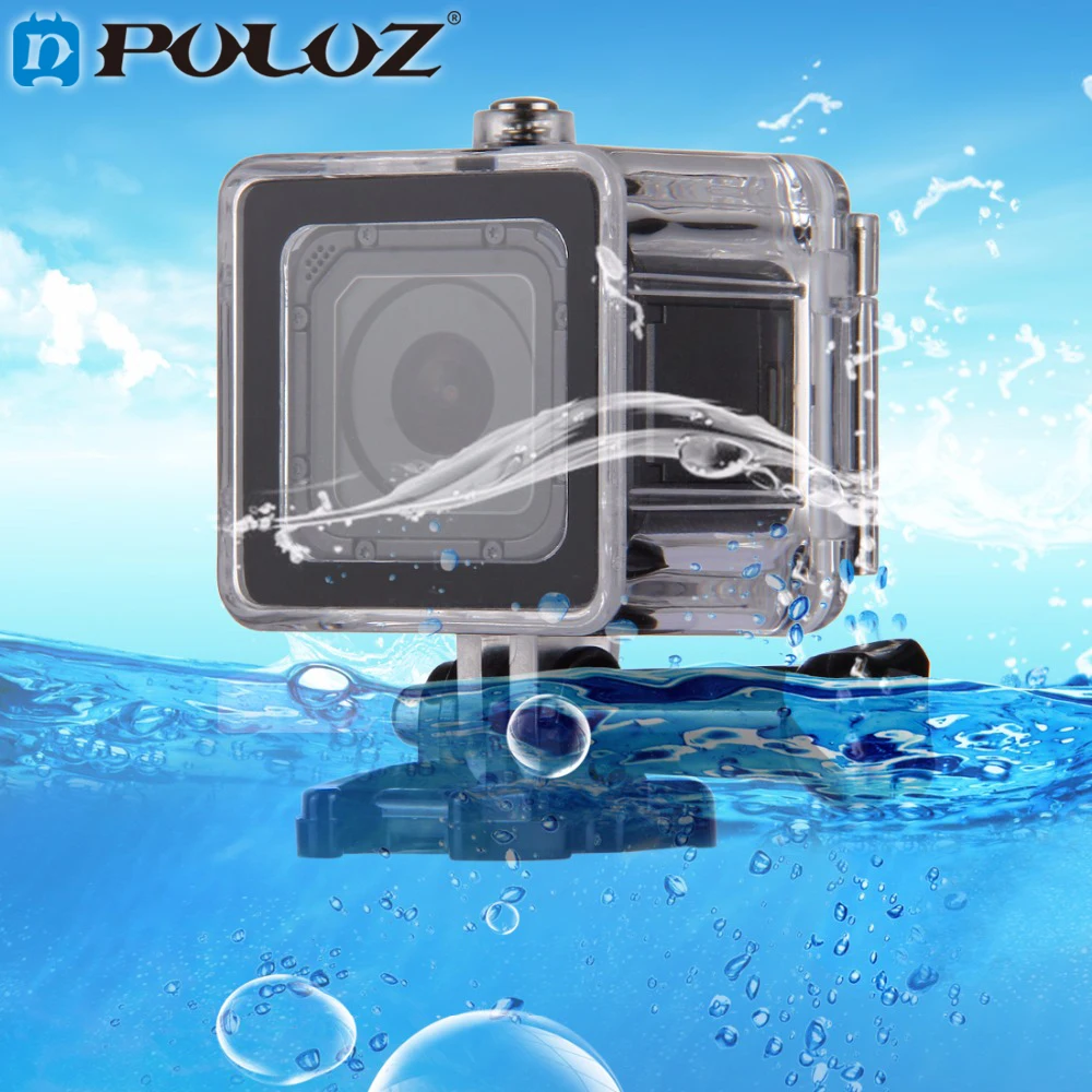 PU218 Shockproof Protective Diving Shell Box Underwater Waterproof Camera Housing Case Cover For GoPro HERO4 HERO5Session | Электроника