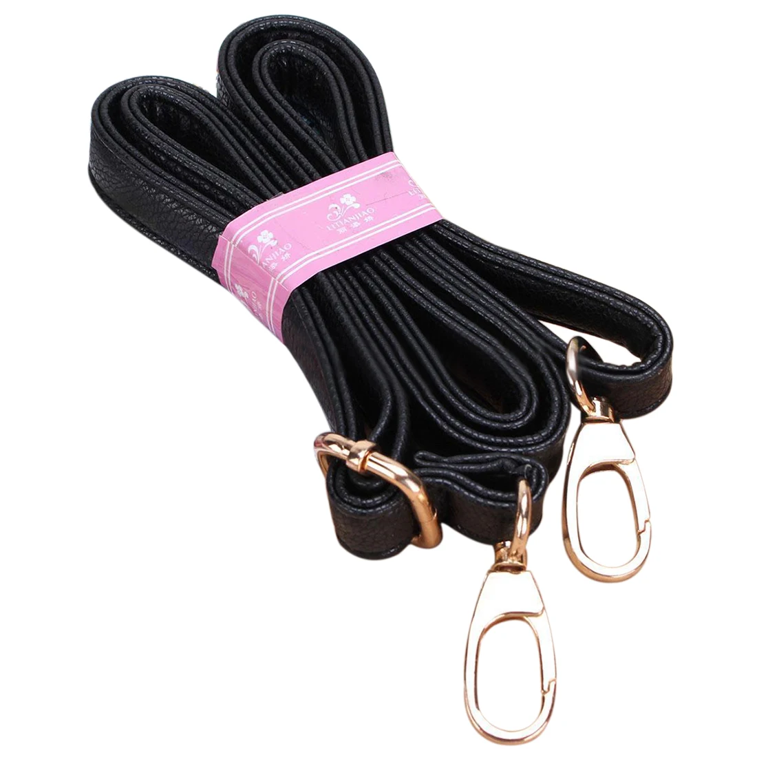 

DIY Replacement Leather Bag Shoulder Strap Handle Cross Body Adjustable 140*2cm, Black