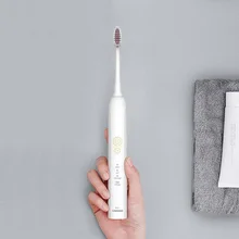 2017 New Chargeable Electric Toothbrush Wireless Charge Ultrasonic Sonic Electric Tooth Brush 2 style Heads Teeth Brush