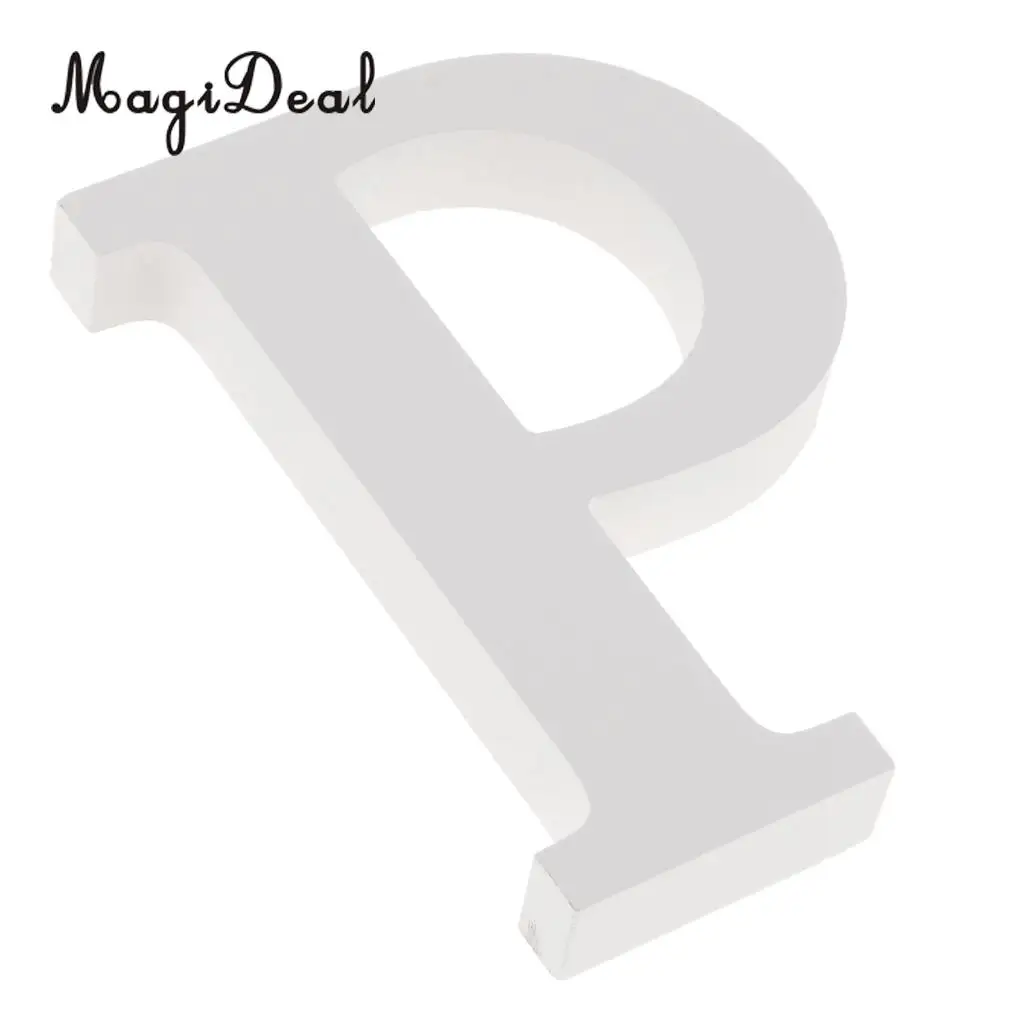 DIY Wooden Alphabet Letters Sign Plaque Wall Art Hanging Decor Decal Wedding Baby Shower Party DIY Decoration