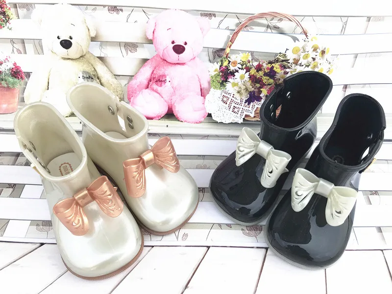 Мини Melissa Sugar Rain Boot Sandal Новинка года; Водонепроницаемая прозрачная обувь для мальчиков и девочек; нескользящие сандалии для девочек; Детские пляжные сандалии для малышей