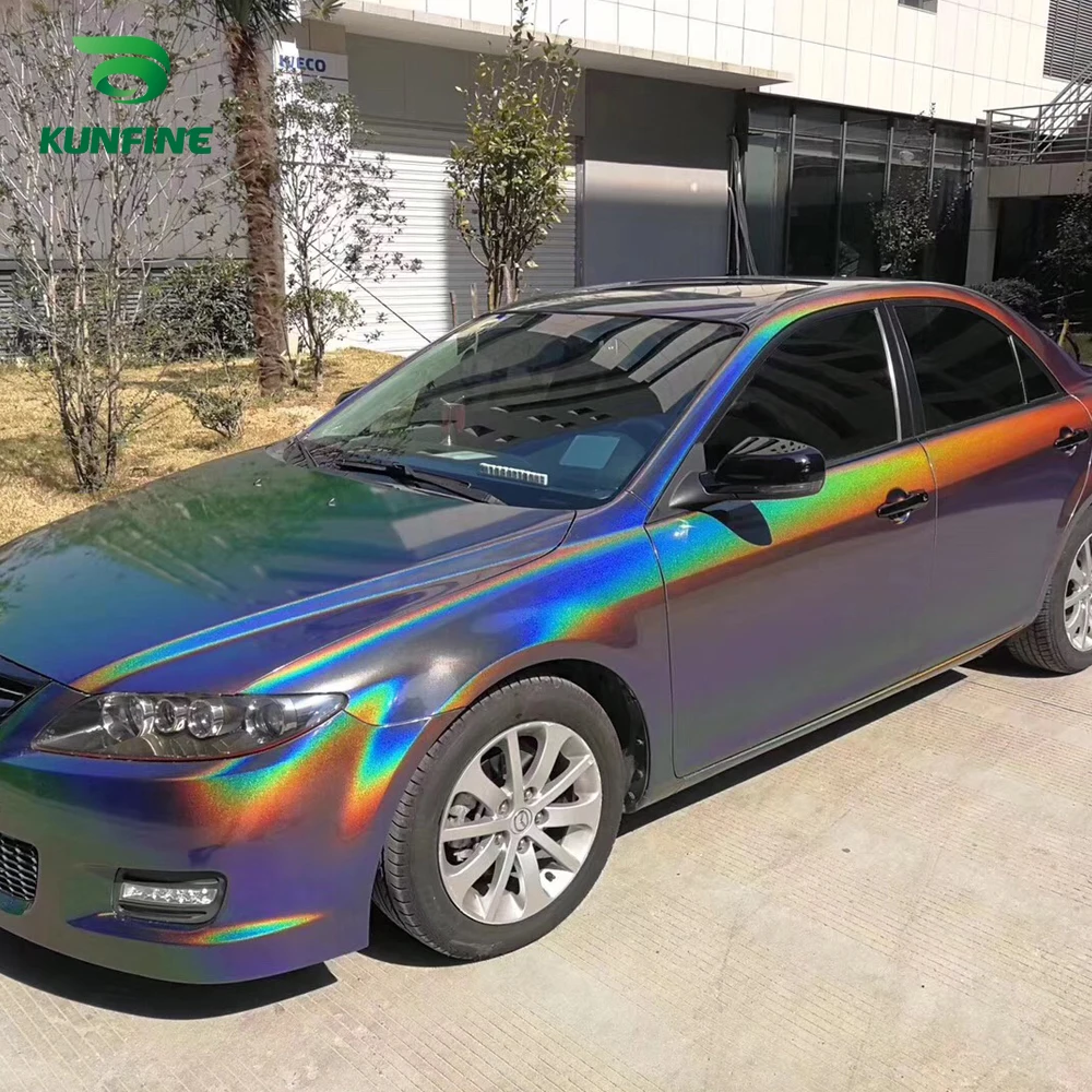 Car Vinyl film Body Sticker Car sticker Splendid gray (3)