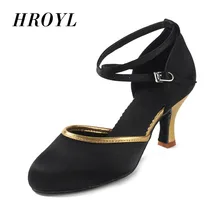 girl s women s modern Ballroom Salsa tango dance shoes 7cm heel free shipping WX