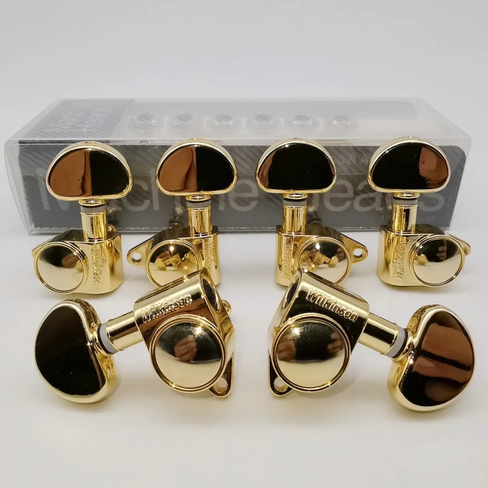 

Wilkinson Guitar Tuning Machine Heads Tuners Chrome Tuning Pegs Gold