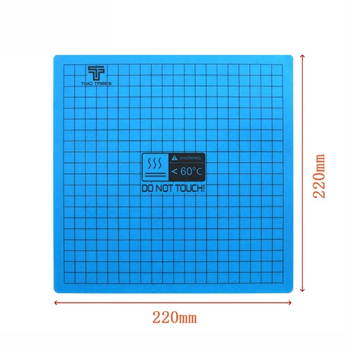 Пленка для горячей кровати 235*235/310*310 мм Магнитная Платформа Горячая кровать стикер анти-деформация края высокая температура для CR10 CR-10S Ender 3 - Цвет: 220x220mm