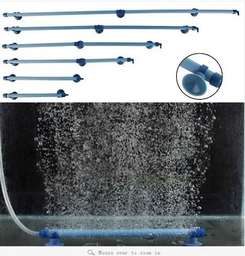 Aquarium Air Stone Bubble Wall Tube fish tank bubble bar increase