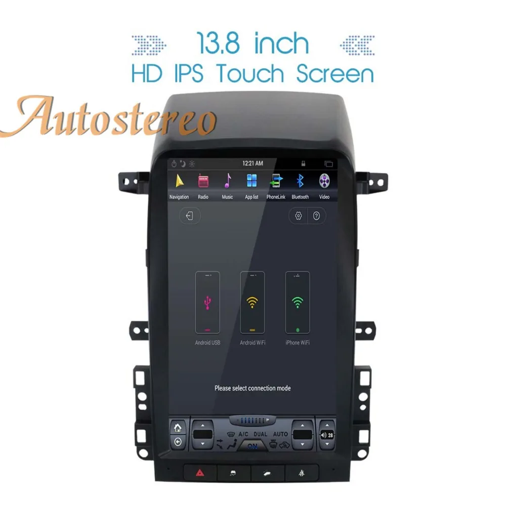 Android 6,0 Tesla estilo coche sin reproductor de DVD navegación GPS para Chevrolet Captiva 2008 2012 2011 2010 2009 unidad central multimedia plus
