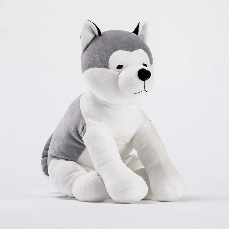 Dongzhur Husky juguetes de Peluche para niños juguetes de Peluche almohada lindo mullido Peluche Husky rodillas sentado regalo de Navidad para niños Dongzhur Husky juguetes de Peluche para niños juguetes de Peluche almohada lindo mullido Peluche Husky rodillas sentado regalo de Navidad para niños