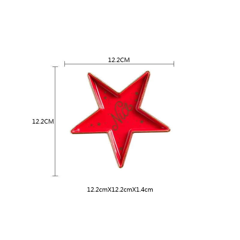 Креативный керамический поднос для хранения ювелирных изделий в пноме, посуда для торта, фруктов, бытовая Геометрическая восьмиугольная Западная тарелка для закусок, украшение для рабочего стола - Цвет: 3