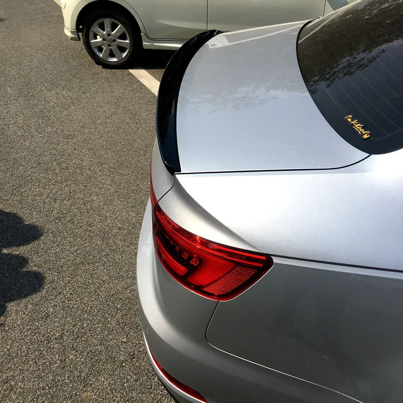 Задний спойлер багажника для Audi A4 B9 ABS Материал черный или неокрашенный праймер цвет задний спойлер для Audi A4 B9