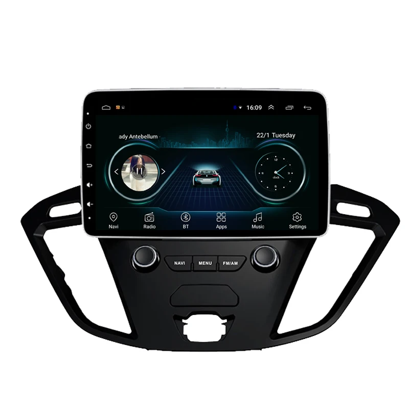 

Car radio GPS built-in Wifi with free map front camera multimedia player for Ford transit tourneo custom 9inch Android 8.1