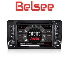 Belsee Octa Core PX5 4G+32G Android 8.0 Car Radio Multimedia Player 2 Din GPS Navigation Autoradio Unit for Audi A3/S3 2003-2012