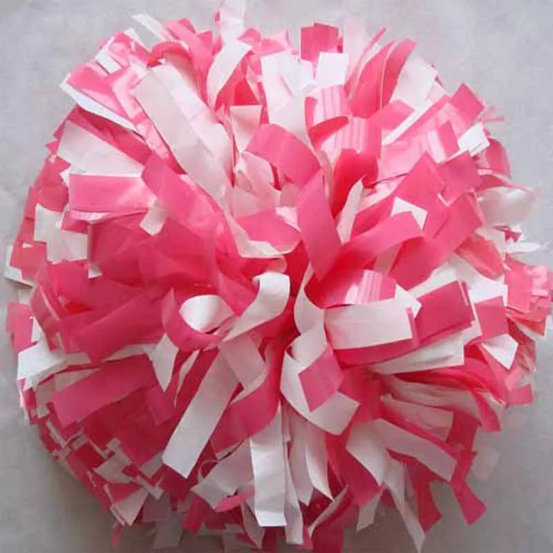 1 шт 180 г группа поддержки pom Poms 6 "Профессиональный эстафету ручка Пластик смешанные костюм для соревнования помпонами цвет на заказ никогда