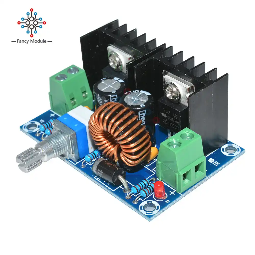 Max 8A 200W DC-DC Buck Adjustable 4-40V To 1.25-36V Module W0N0 Step-Down Z3B3