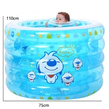 Высококачественный детский надувной бассейн для младенцев, домашний толстый Детский водонепроницаемый мешок для купания складной бассейн, игровая ванна бассейн, ведро