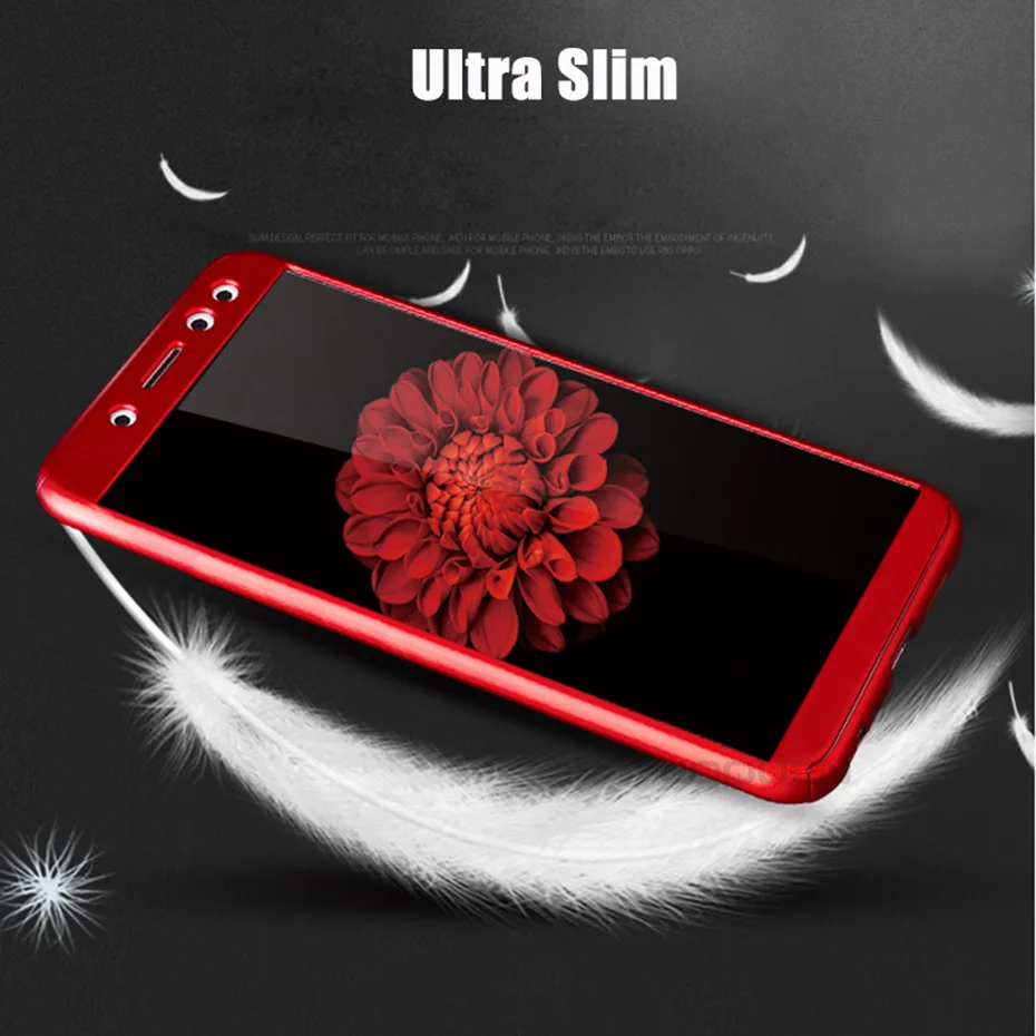 CAPAME Case For Xiaomi Redmi 4X Note 4X 4 Global 360 Case Glass Full Cover Hard Plastic Phone Cases For Xiaomi Redmi 4X Note 4X (1)