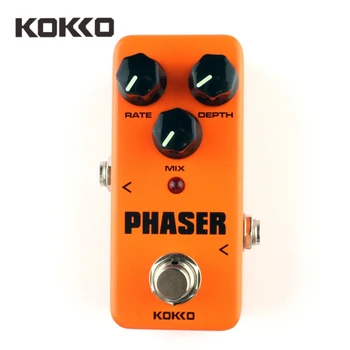 

KOKKO FPH2 Phaser Mini Effect Guitar Pedal Analog Phaser Guitar Effects Rate Mix Depth Control Ture Bypass For Accessories