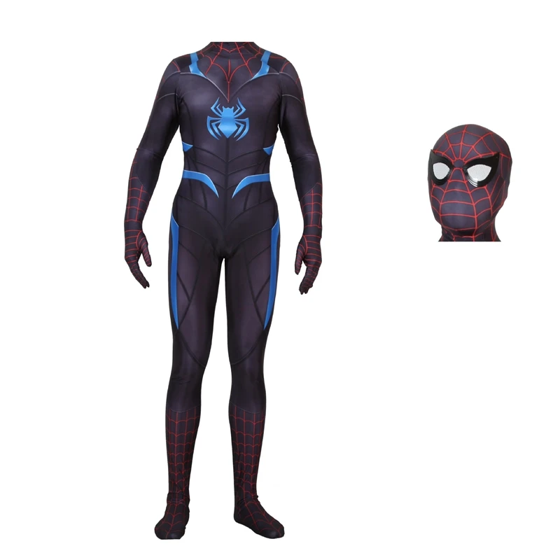 FOGIMOYA Взрослый Дети PS4 Человек-паук секретный военный костюм зентай для косплея супергероя-паука боди костюм комбинезоны