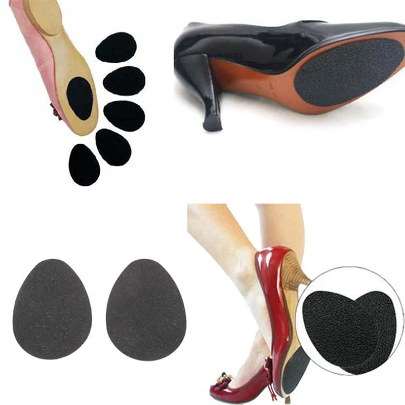 1 Pair Self Adhesive Shoes Heel Sole Protector Rubber Pads Cushion