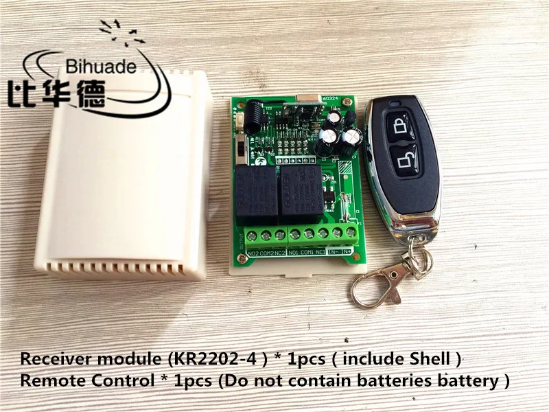 

315Mhz Universal Wireless Remote Control Switch AC 12v 220V 2CH Receiver Module Light Lamp Controls and RF Remote Controls