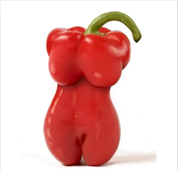 

200pcs Sexy Beauty Pepper Seeds Magical Vegetable , Rare Plants Body Breasts Beauty Pepper Seeds