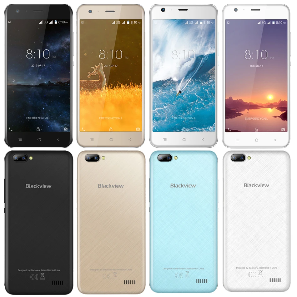 In Stock Blackview A7 Smartphone Android 7.0 MT6580A Quad Core Mobile Phone 1GB RAM 8GB ROM Dual back camera Unlocked Cell Phone In Stock Blackview A7 Smartphone Android 7.0 MT6580A Quad Core Mobile Phone 1GB RAM 8GB ROM Dual back camera Unlocked Cell Phone